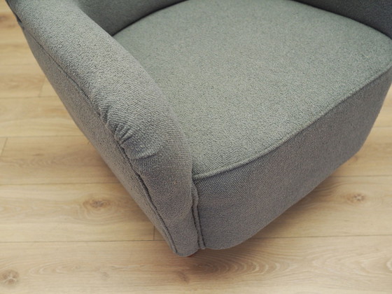 Image 1 of Fauteuil gris, Design scandinave, Production : Danemark