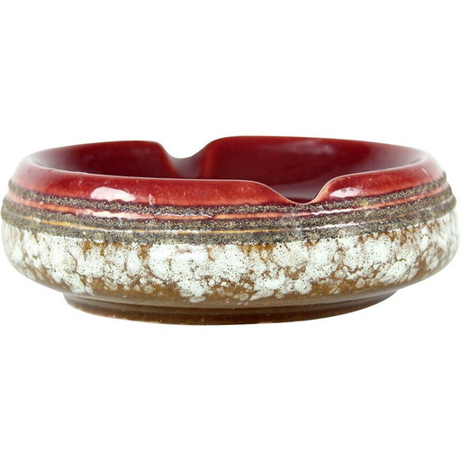 Cendrier vintage en céramique, Tchécoslovaquie, années 1960