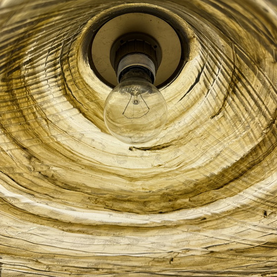 Image 1 of Lampe suspendue Mid Century Design Lucide avec détails en laiton 1970S