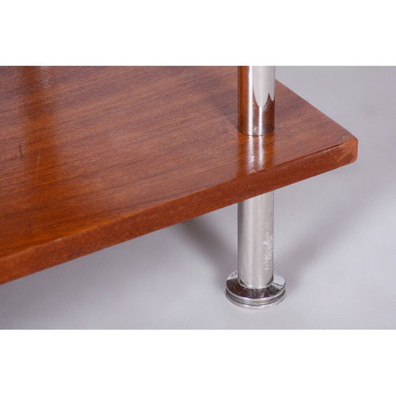 Image 1 of Etagère vintage Bauhaus en acier chromé, Allemagne 1940