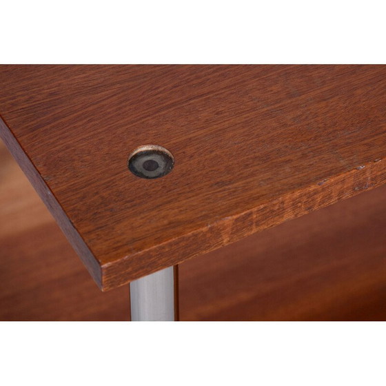 Image 1 of Etagère vintage Bauhaus en acier chromé, Allemagne 1940