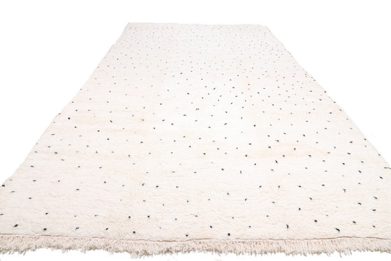 Image 1 of Tapis berbère marocain authentique - Rare tapis Beni Ourain surdimensionné