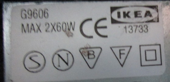 Image 1 of Magnifique lampadaire vintage Ikea en état de marche