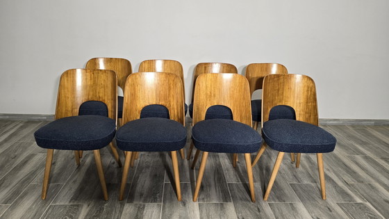 Image 1 of Chaises de salle à manger par Oswald Haerdtl, 1950, Ensemble de 8