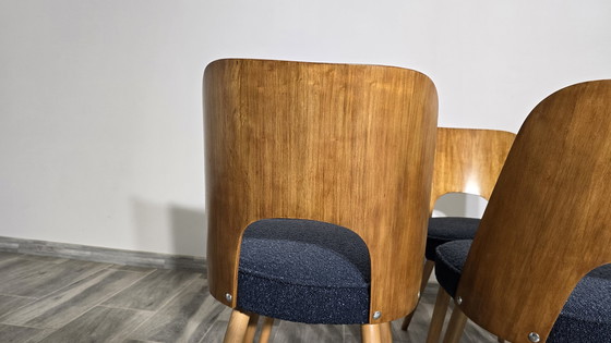 Image 1 of Chaises de salle à manger par Oswald Haerdtl, 1950, Ensemble de 8