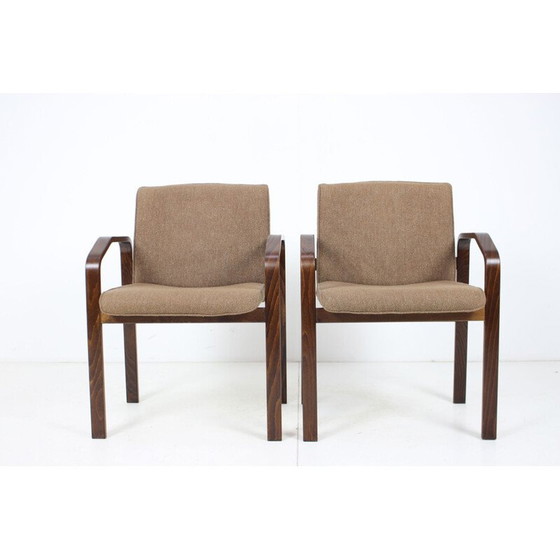 Image 1 of Ensemble de 6 chaises longues vintage par Národní podnik Holešov pour Ton, Tchécoslovaquie 1993