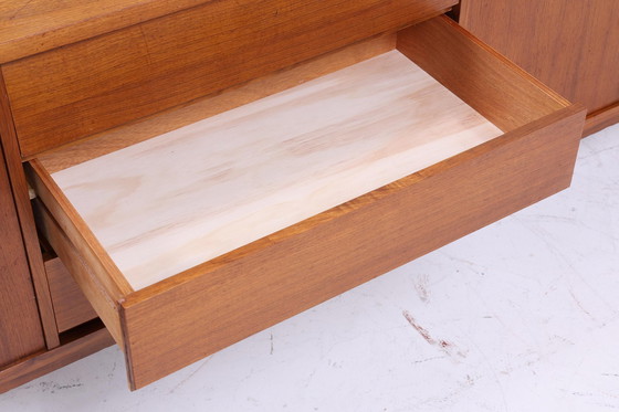 Image 1 of Vintage Sideboard années 60 | Mid Century tiroirs buffet noyer teck bois de rangement