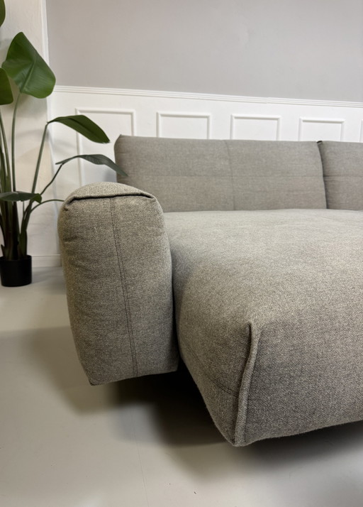 Rolf Benz 50 Tissu Gris Designer Canapé