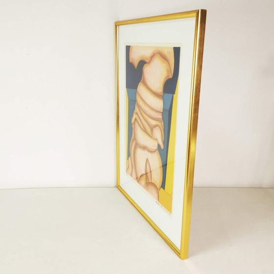 Image 1 of Lithographie vintage d'Allan Schmidt, Danemark 1971