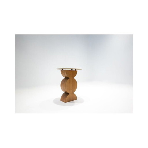 Table d'appoint vintage Constantin par Dino Gavina pour Studio Simon, Italie années 1980