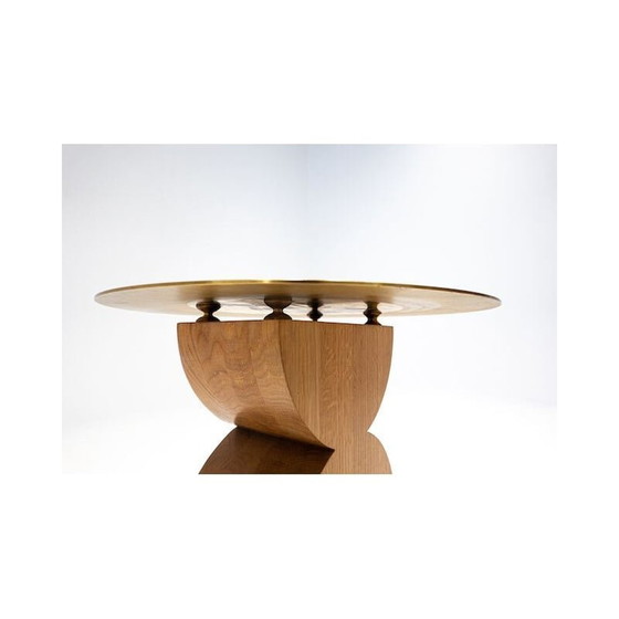 Image 1 of Table d'appoint vintage Constantin par Dino Gavina pour Studio Simon, Italie années 1980