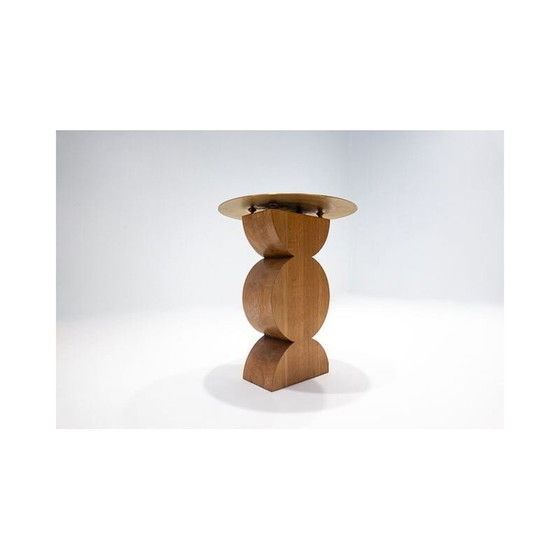 Image 1 of Table d'appoint vintage Constantin par Dino Gavina pour Studio Simon, Italie années 1980