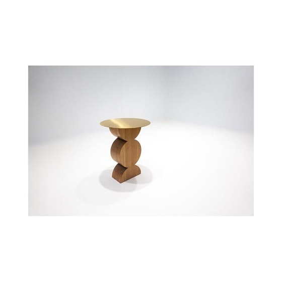 Image 1 of Table d'appoint vintage Constantin par Dino Gavina pour Studio Simon, Italie années 1980