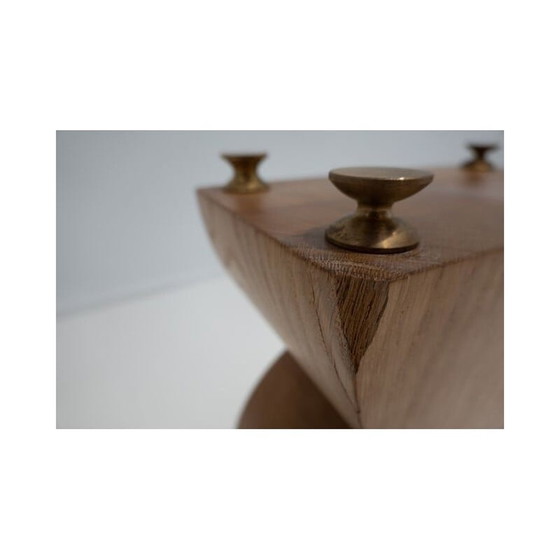 Image 1 of Table d'appoint vintage Constantin par Dino Gavina pour Studio Simon, Italie années 1980