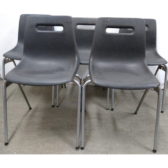 Image 1 of Ensemble de 5 chaises vintage par Katwijk, Pays-Bas 1975-1999