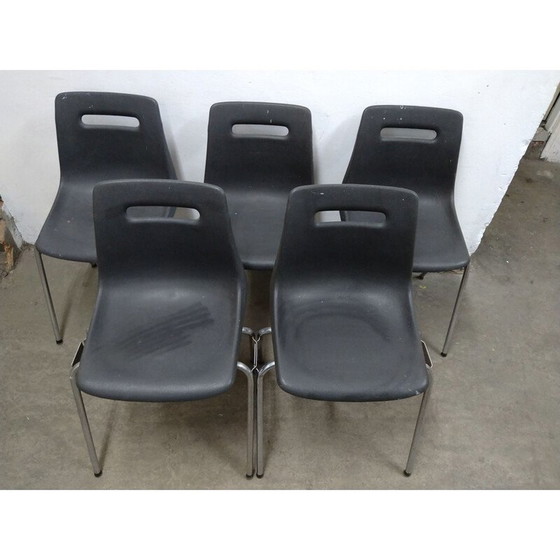 Image 1 of Ensemble de 5 chaises vintage par Katwijk, Pays-Bas 1975-1999