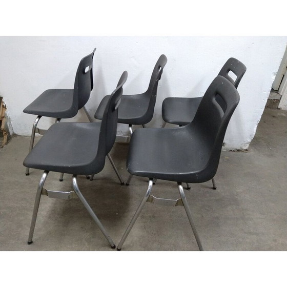 Image 1 of Ensemble de 5 chaises vintage par Katwijk, Pays-Bas 1975-1999