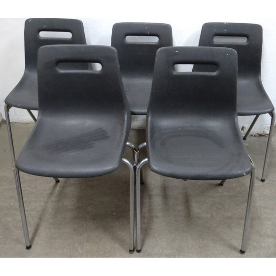 Image 1 of Ensemble de 5 chaises vintage par Katwijk, Pays-Bas 1975-1999
