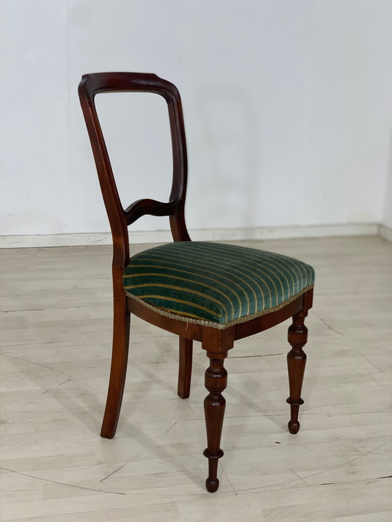 Image 1 of Biedermeier chaises chaise de salle à manger vers 1800