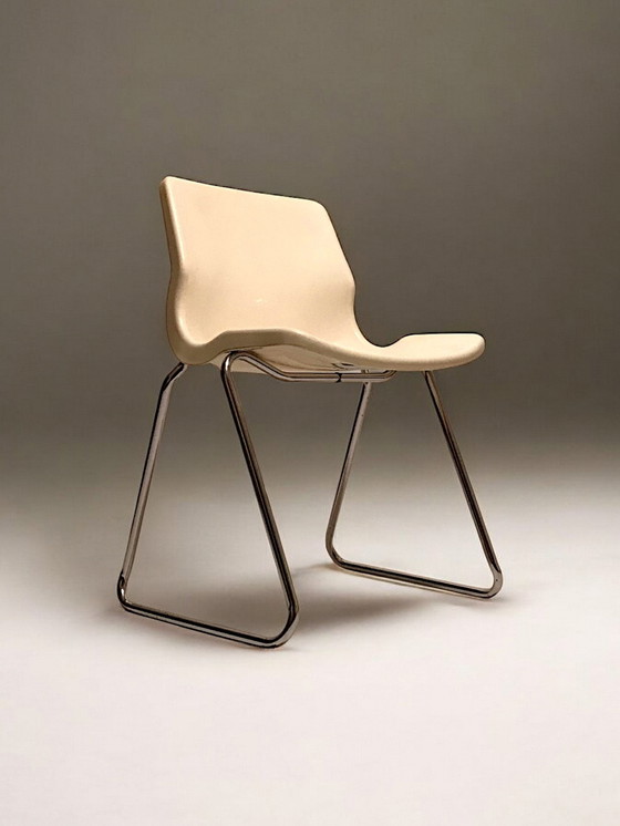 Image 1 of Svante Schoblom - Suite De Trois Chaises Design - Éditions Overman - C. 1970 - Suède -