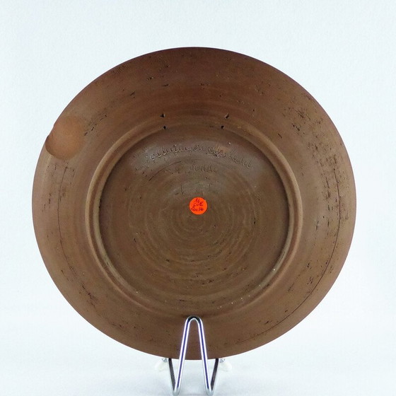 Image 1 of Assiette scandinave en céramique vintage, 1960