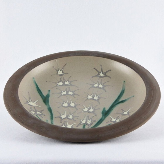 Image 1 of Assiette scandinave en céramique vintage, 1960