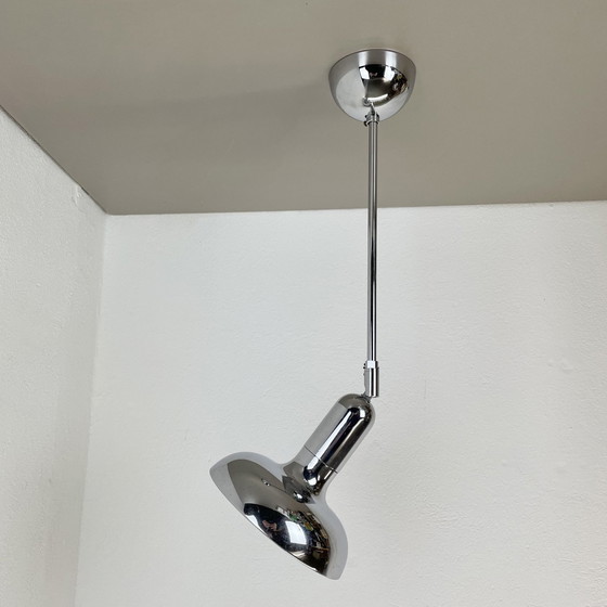 Image 1 of Nos ! Plafonnier unique de l'âge de l'espace en chrome Cosack Lighting Allemagne, 1970