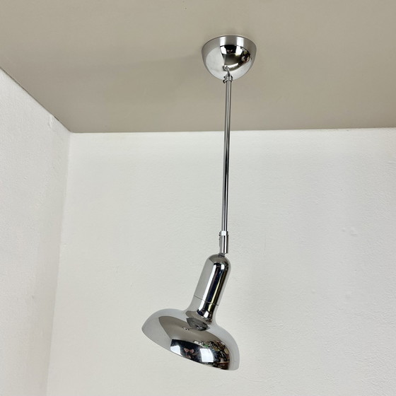 Image 1 of Nos ! Plafonnier unique de l'âge de l'espace en chrome Cosack Lighting Allemagne, 1970