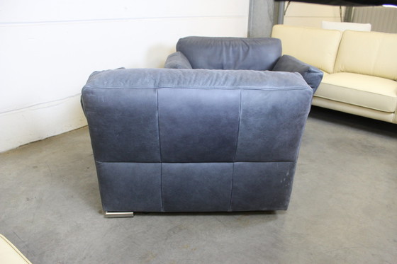 Image 1 of Fauteuil en cuir Fauteuil lounge Fauteuil club