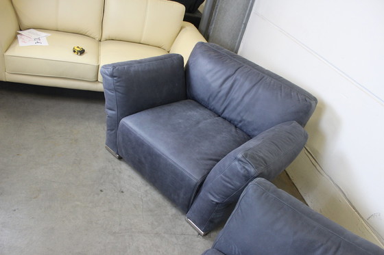 Image 1 of Fauteuil en cuir Fauteuil lounge Fauteuil club