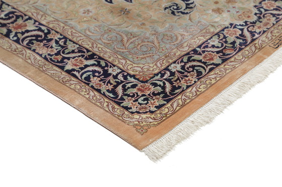 Image 1 of Tapis persan original Qom/Ghom pure soie 140 X 98 cm Top condition