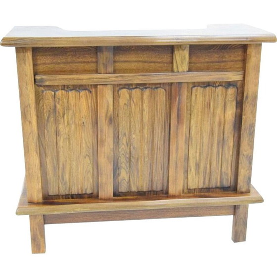 Image 1 of Bar vintage en orme massif, France 1980