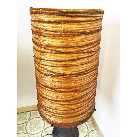 Image 1 of Lampadaire vintage en céramique accolay, 1970