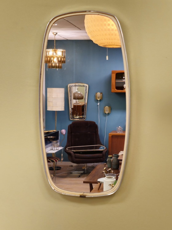 Image 1 of Miroir mural vintage Miroir chromé