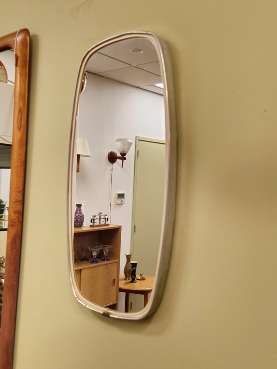 Image 1 of Miroir mural vintage Miroir chromé