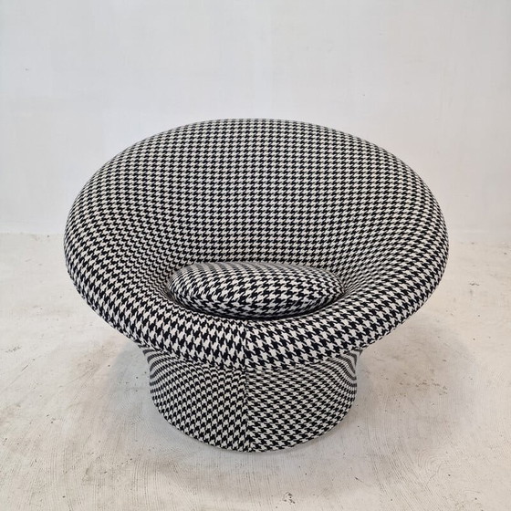Image 1 of Fauteuil et ottoman vintage en forme de champignon par Pierre Paulin pour Artifort, 1960s