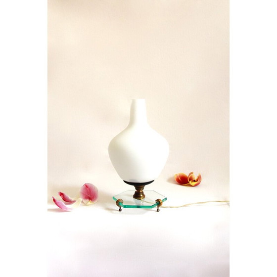 Image 1 of Lampe de table vintage Italie 1950s