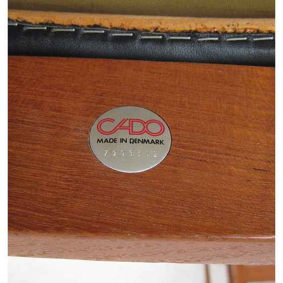 Image 1 of Finn Juhl Model 209 Diplomat Chair en teck et cuir noir par Cado - 1960s