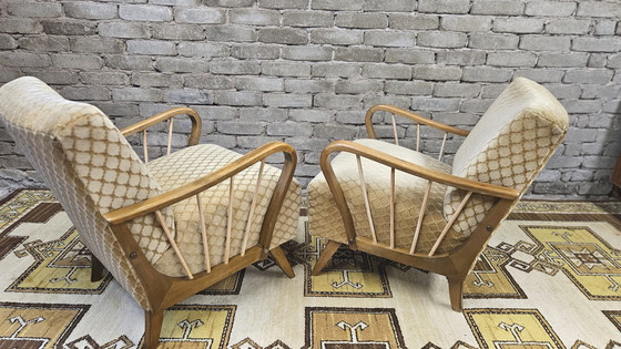 Image 1 of Paire De Fauteuil Année 1950 Vintage 