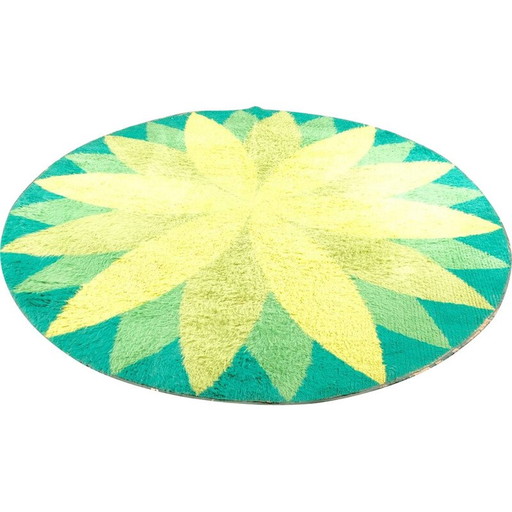 Tapis en laine Marguerite de Verner Panton, Danemark 1960