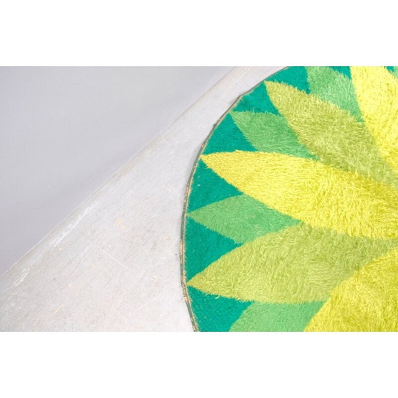 Image 1 of Tapis en laine Marguerite de Verner Panton, Danemark 1960