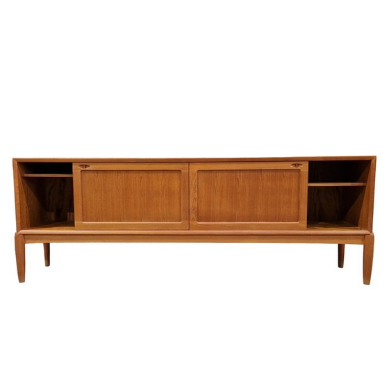 Image 1 of Buffet vintage en teck massif et placage de teck par Henry Walter Klein, Danemark 1960