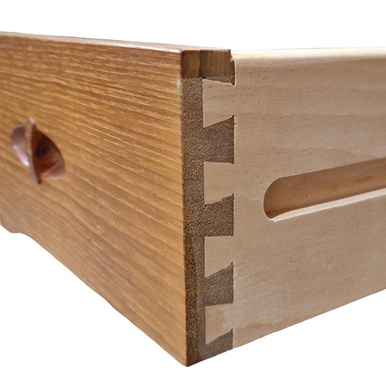 Image 1 of Buffet vintage en teck massif et placage de teck par Henry Walter Klein, Danemark 1960