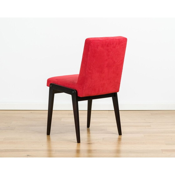 Image 1 of Ensemble de 4 chaises de salle à manger AGA vintage par J. Chierowski, 1970
