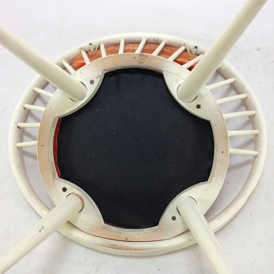 Image 1 of Fauteuil Circle rouge vintage par Antonio Viotto 1960s