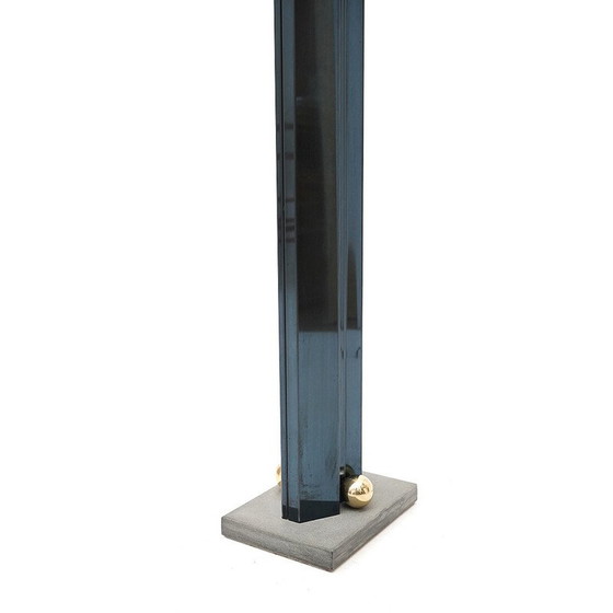 Image 1 of Lampadaire vintage "Totem" en métal et pierre Serena par Kazuhide Takahama pour Sirrah, 1980
