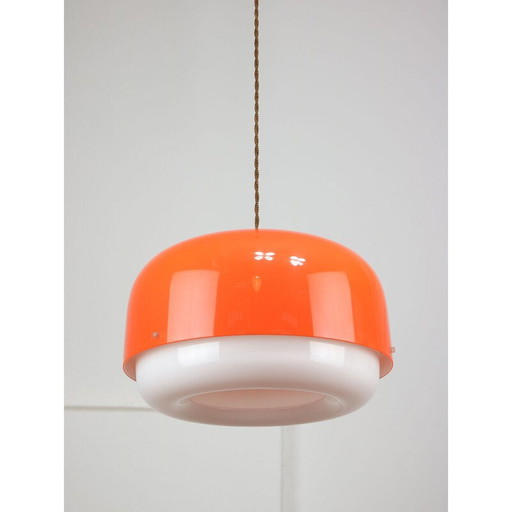 Lampe pendante vintage Medusa par Luigi Massoni pour Guzzini, Italie 1970