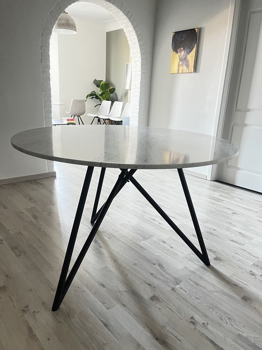 Table en marbre Bianco Carrara