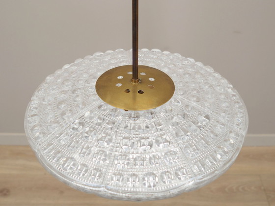 Image 1 of Lustre en laiton, design suédois, 1960S, Designer : Carl Fagerlund, Fabricant : Orrefors