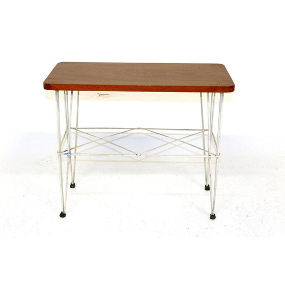 Image 1 of Table d'appoint vintage en acajou